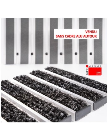 tapis d'entree en aluminium sur mesure