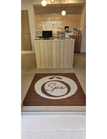 Tapis Aluminium Logo sur Mesure - Haute Durabilité