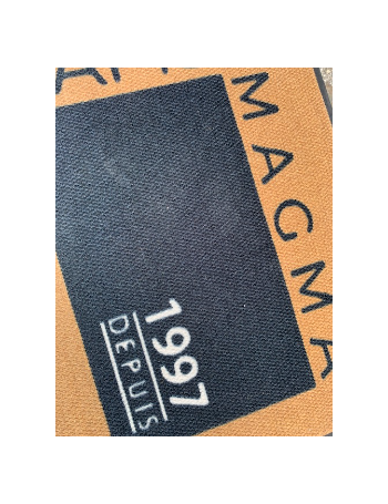 Tapis Logo Fibres Tissées Extra Fin - Entrée Personnalisée