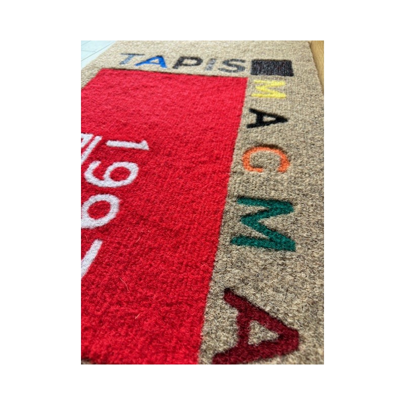 tapis logo teinté dans la masse, tapis logo made in France,