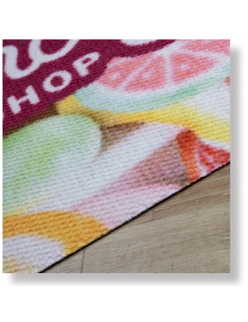 Tapis Logo Fibres Tissées Extra Fin - Entrée Personnalisée