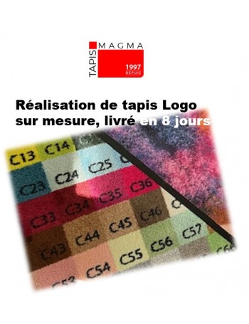 Tapis Logo Premium sur Mesure sans Bords – Encastré - Haute Durabilité