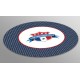Tapis Logo Premium Rond – Sur-mesure - impression HD