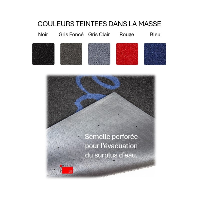 Tapis Scraper Extèrieur - Taille et Logo Personnalisés