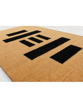 tapis coco personnalisé, avec découpe laser.