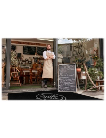 Tapis Scraper Extèrieur - Taille et Logo Personnalisés