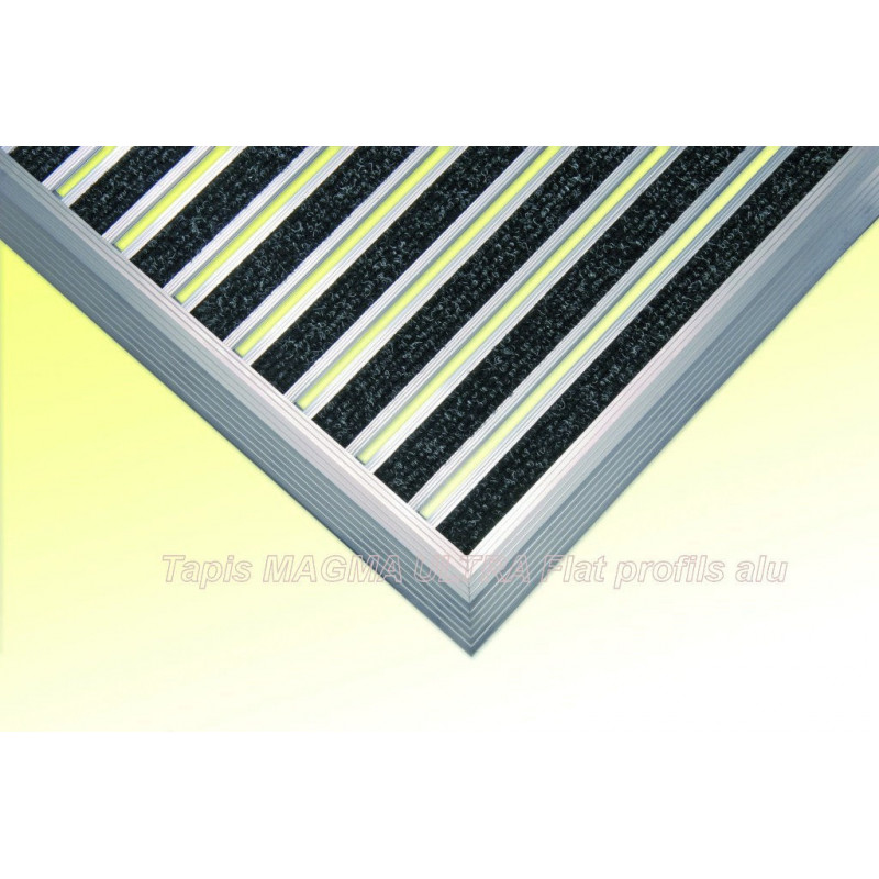 Tapis Grattoir Extèrieur Caoutchouc Structure Aluminium