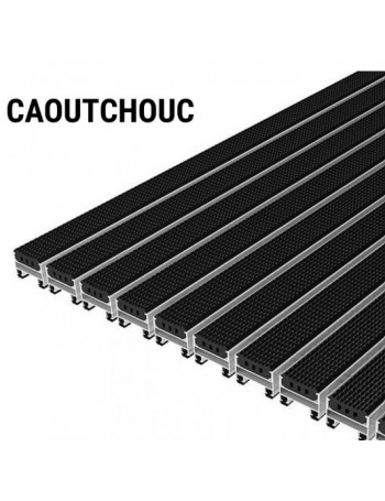 Tapis Grattoir Extèrieur Caoutchouc Structure Aluminium
