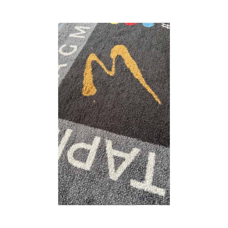Tapis Logo Premium Sur-Mesure – Écolo - Fort Trafic - impression HD