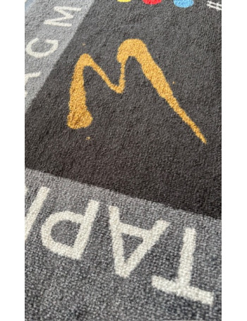 Tapis Logo Premium Sur-Mesure – Écolo - Fort Trafic - impression HD