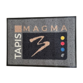 tapis logo extérieur grattant