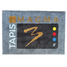 tapis MAGMA encastré dans une fosse, 8 mm d'épaisseur.