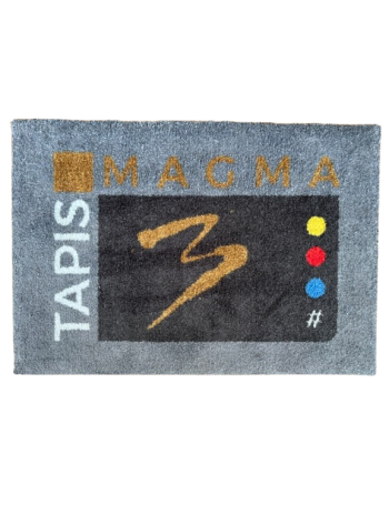 tapis MAGMA encastré dans une fosse, 8 mm d'épaisseur.