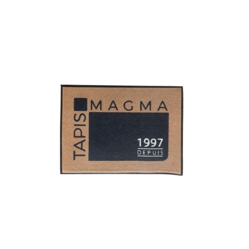 Tapis Logo Fibres Tissées Extra Fin - Entrée Personnalisée