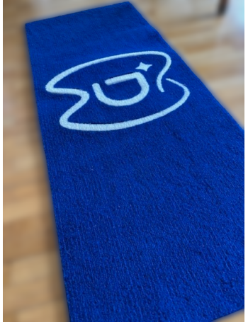 tapis logo teinté dans la masse, tapis logo made in France,