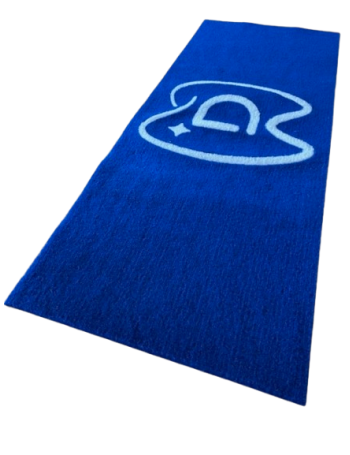 tapis logo teinté dans la masse, tapis logo made in France,