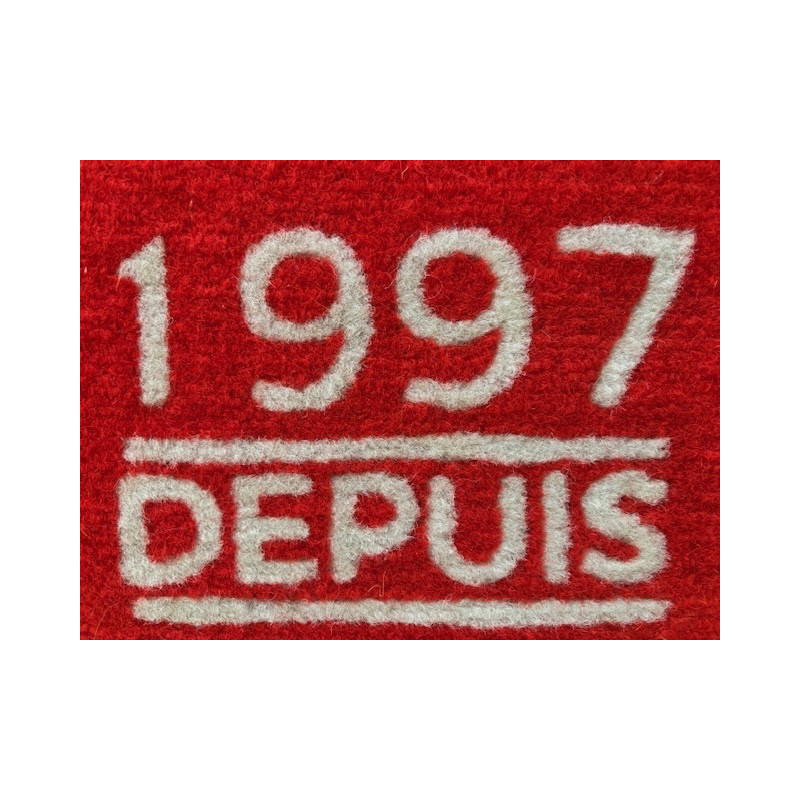 tapis logo teinté dans la masse, tapis logo made in France,
