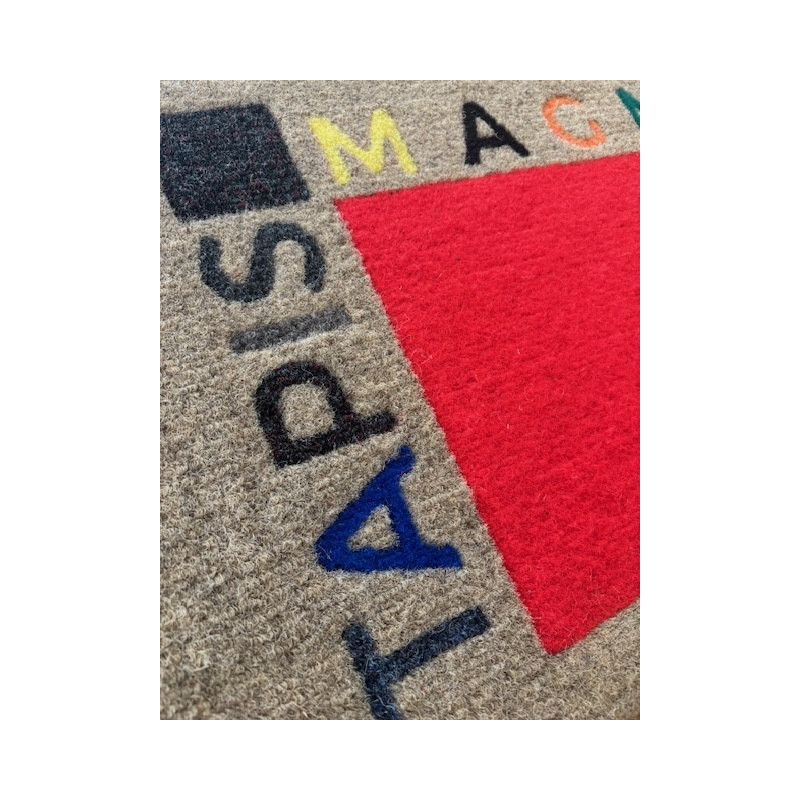 tapis logo teinté dans la masse, tapis logo made in France,