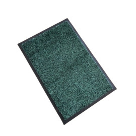 tapis d'entrée coton DELUXE, gamme Anti-salissure couleur VERTE