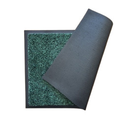 tapis d'entrée coton DELUXE, gamme Anti-salissure couleur VERTE 2