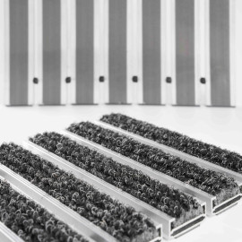 tapis d'entrée technique sur mesure sans cadre aluminium.