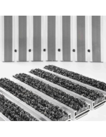 tapis d'entrée technique sur mesure sans cadre aluminium.