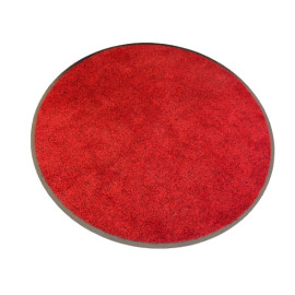 tapis d'entrée Rond avec Logo, bords renforcé 2