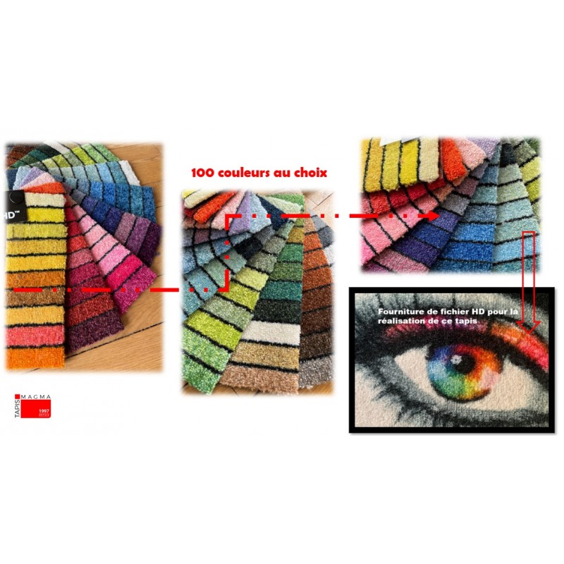 Tapis d’Entrée Personnalisé – Impression HD - Trafic Intense