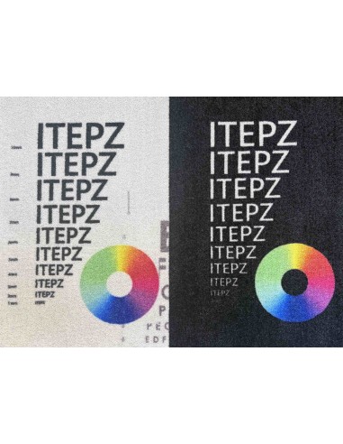Tapis logo INITIALE personnalisé – Tailles standard