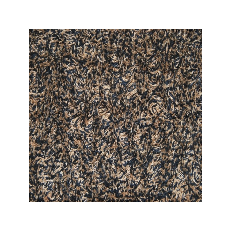 Tapis absorbant coton deluxe marron noir
