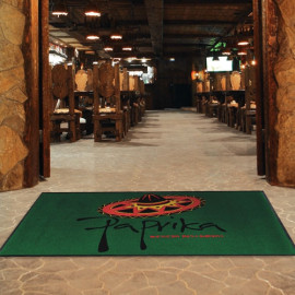 tapis personnalisé avec logo, pour restaurant
