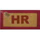Tapis Coco avec Lettrage et Bord Coloré Tapis Coco avec Lettrage et Bord Coloré