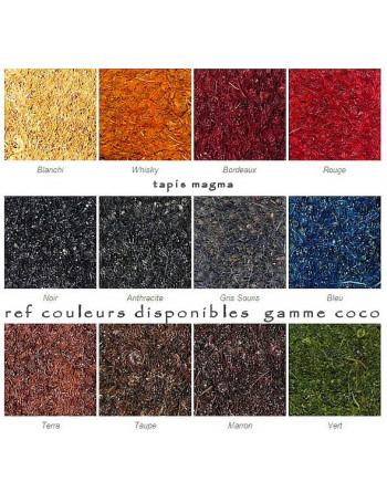tapis coco personnalisé, avec découpe laser.