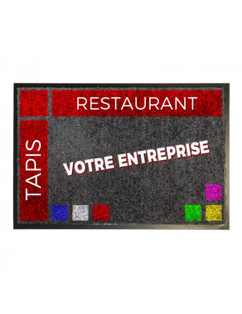 tapis d'entrée pour restaurant, personnalisé