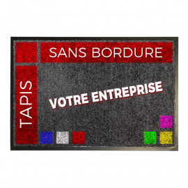 tapis logo sur mesure sans bords