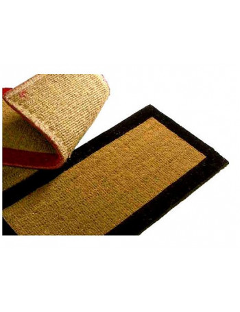 Paillasson Coco Semelle Tissée Bords Couleur