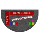 tapis logo demi-lune
