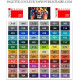 Palette Couleur MAGMA tapis Logo Palette Couleur MAGMA tapis Logo