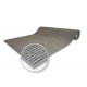 Tapis Brosse Synthétique Gris sur Mesure