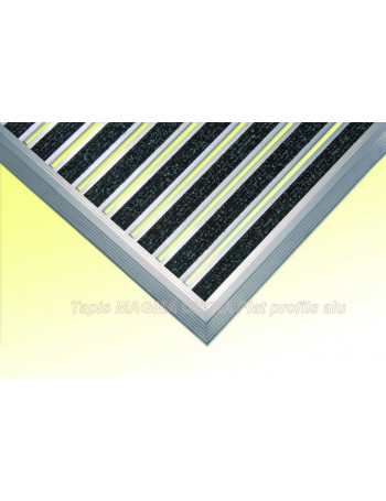 Tapis Aluminium "REPS Flat" Usage Intense à Poser