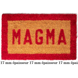 Tapis sur mesure Paillasson Brosse Coco 17mm - Rouille - Bourges