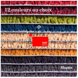 Tapis sur mesure Paillasson Brosse Coco 17mm - Rouille - Bourges