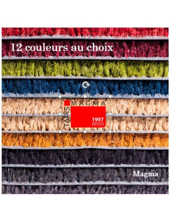 grand de de couleurs pour les paillassons coco