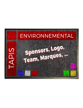 tapis environnemental pour moto, tapis moto personnalisé.