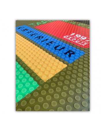 Tapis d'Accueil Extérieur Logo Personnalisé