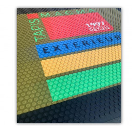 tapis extérieur, personnalisable, impression HD, tapis fin