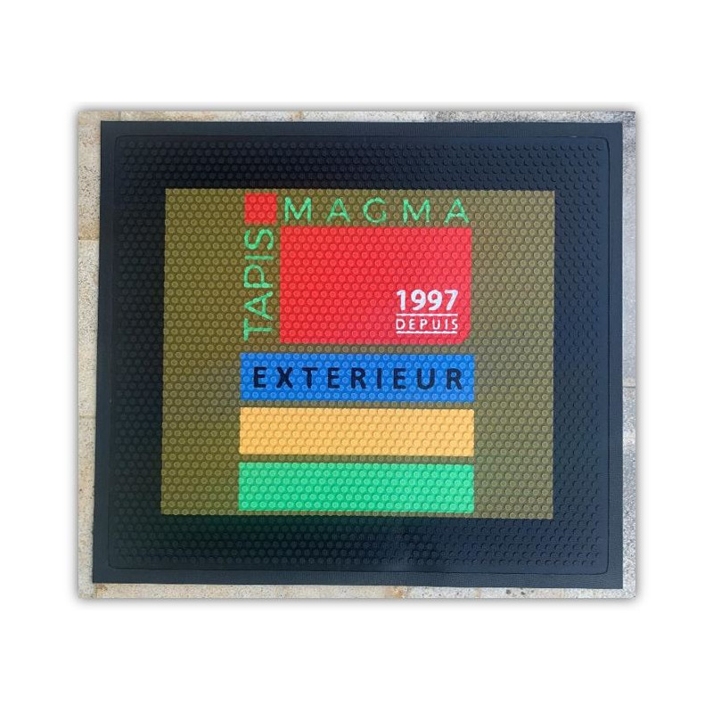 Tapis d'Accueil Extérieur Logo Personnalisé