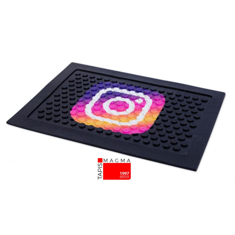 Tapis d'Accueil Extérieur Logo Personnalisé