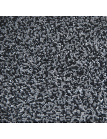 Tapis coton deluxe gris fonce maxi taille