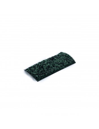 Tapis antidérapant coton deluxe vert chiné